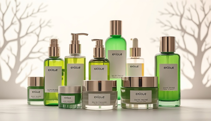 Skin care routine for radiant skin products elegantly displayed.