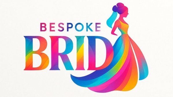 Bespoke Bride logo in gradient colors.