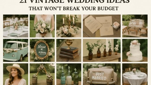 21 Vintage Wedding Ideas That Won’t Break Your Budget