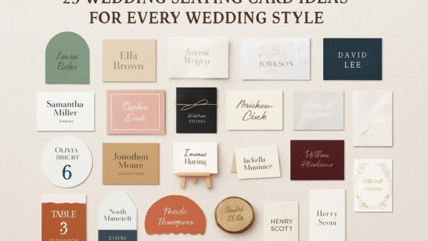 23 Wedding Seating Card Ideas for Every Wedding Style