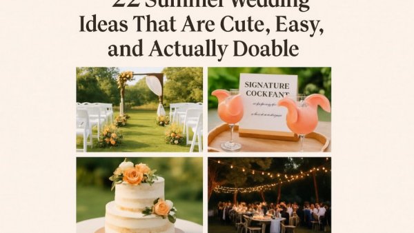 22 Summer Wedding Ideas That Are Cute, Easy, and Actually Doable