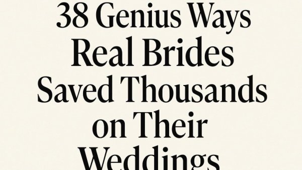38 Genius Ways Real Brides Saved Thousands on Their Weddings