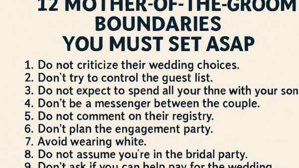 12 Mother-of-the-Groom Boundaries You Must Set ASAP