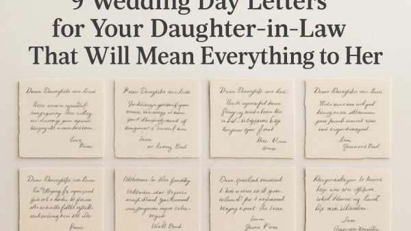 9 Wedding Day Letters for Your Daughter-in-Law That Will Mean Everything to Her