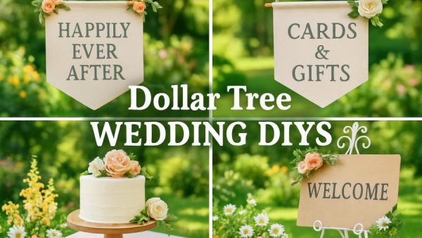Spring Wedding Ideas for 2026 with vibrant Dollar Tree DIY decor