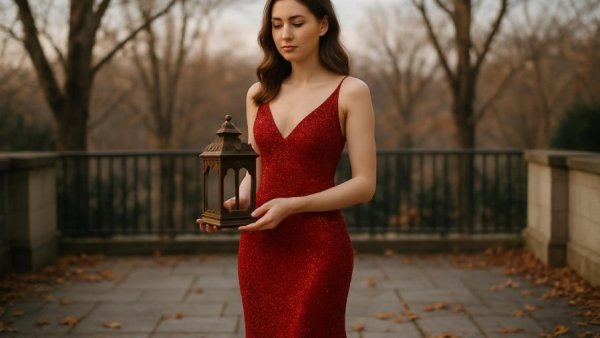Stylish rehearsal dinner dress for bridesmaids in an elegant outdoor setting.