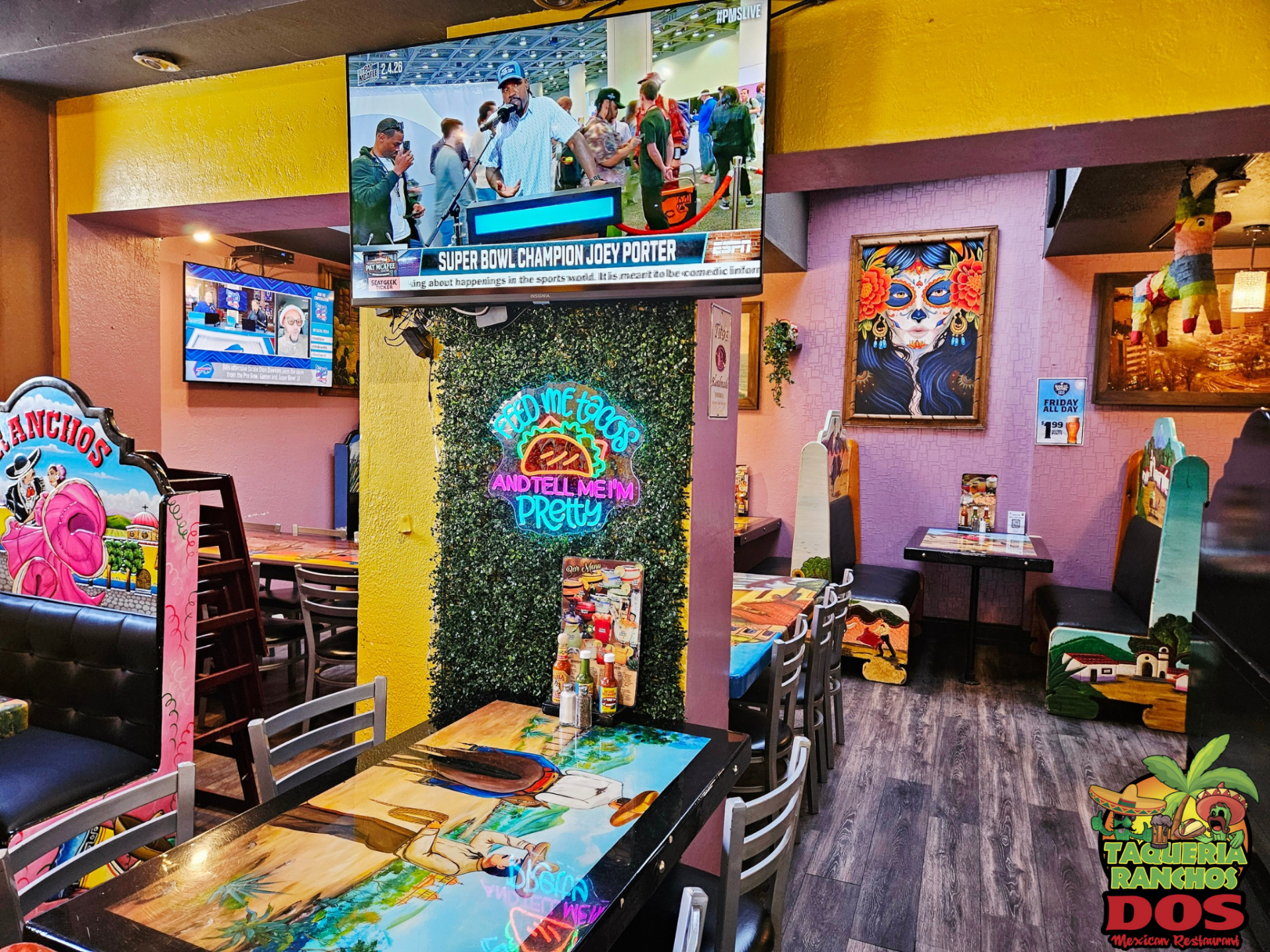 taqueria ranchos dos dining area buffalo new york