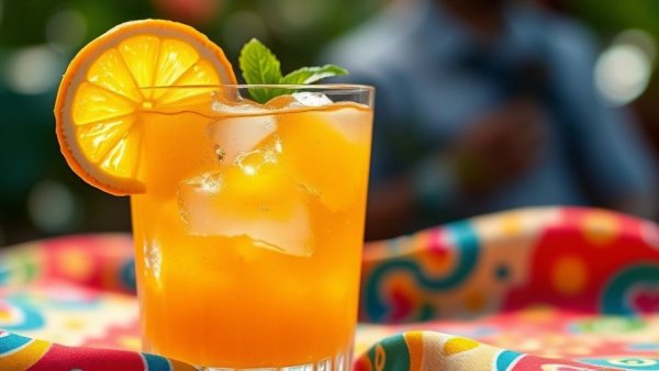 Citrus cocktail with lime, perfect for Thanksgiving appetizers and cocktails.