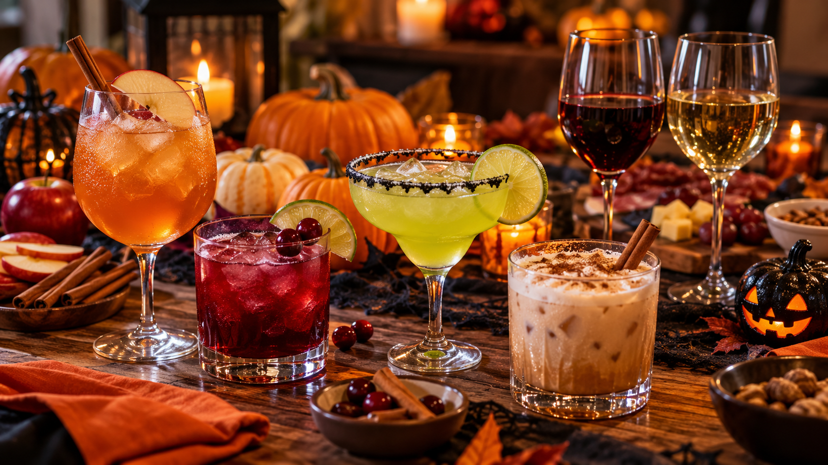 Halloween party drinks and cocktails for a Buffalo and Amherst gathering