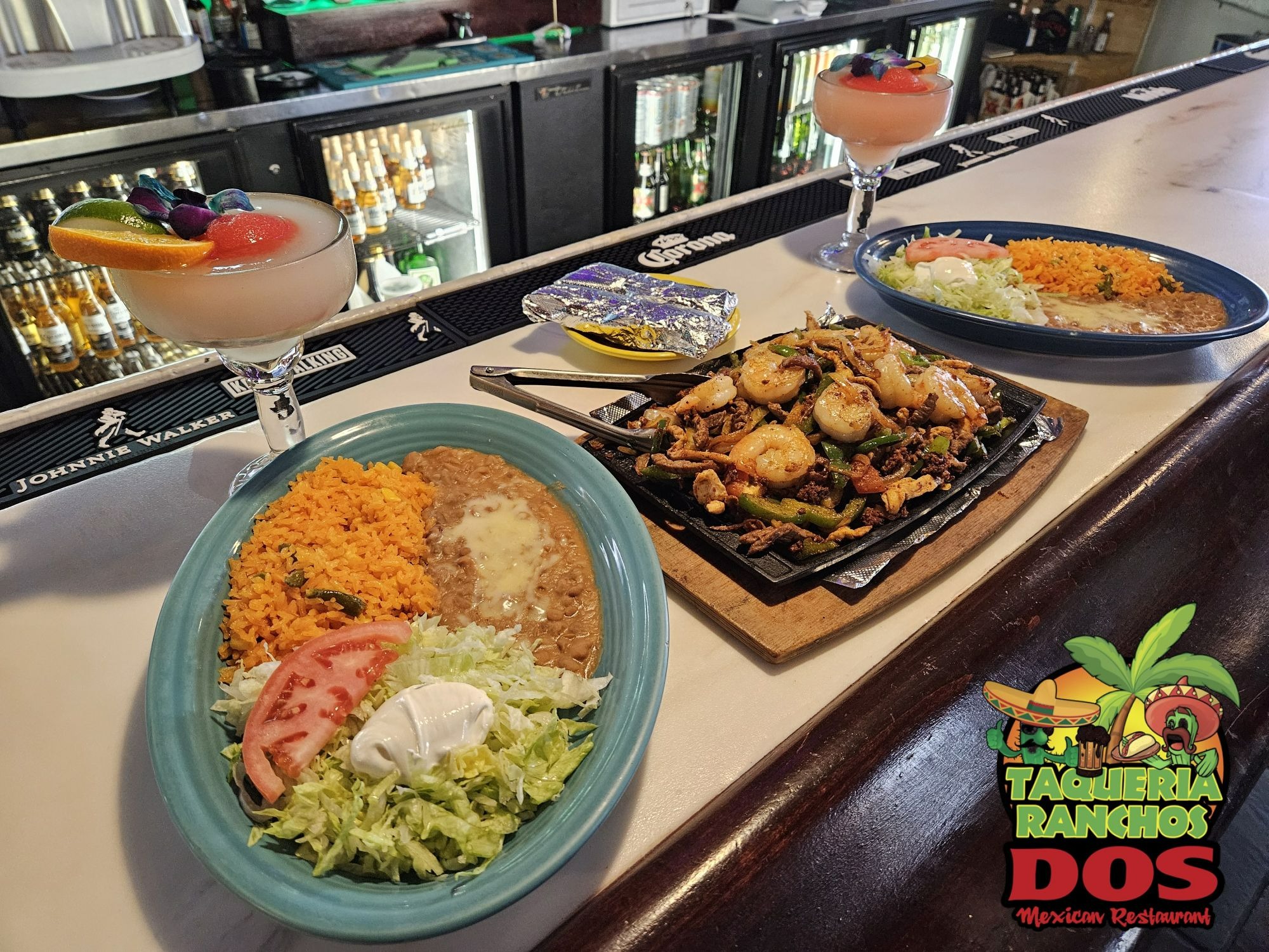 Mexican bar and restaurant with cazuelada dinner on the bar at lively downtown Buffalo location.