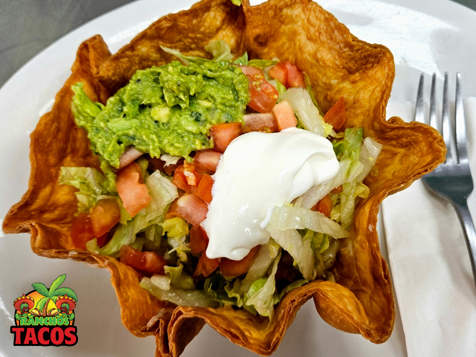 taco salad at ranchos tacos amherst new york