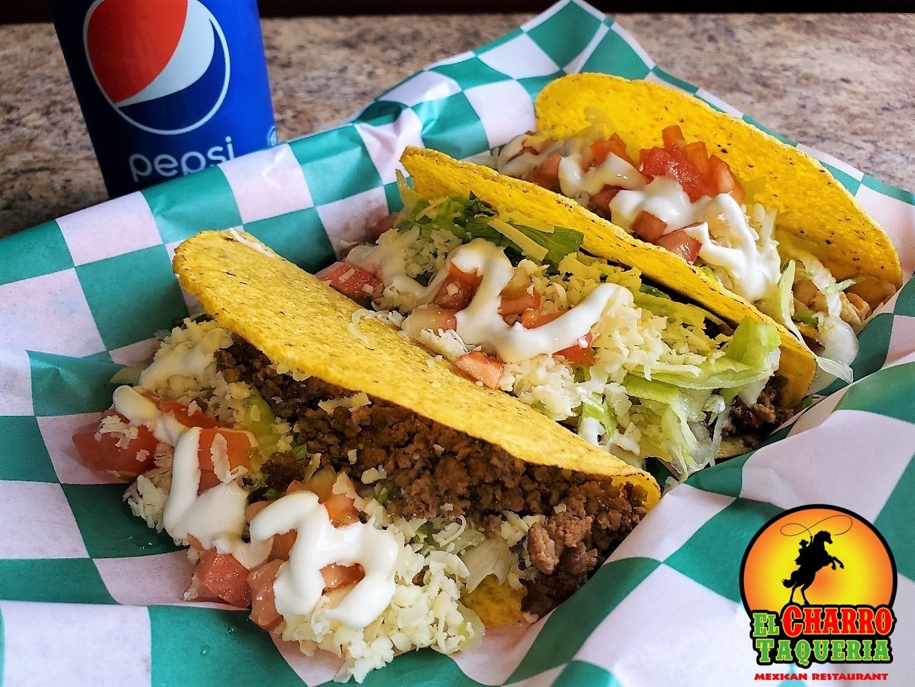 hard shell tacos at taqueria el charro in niagara falls new york