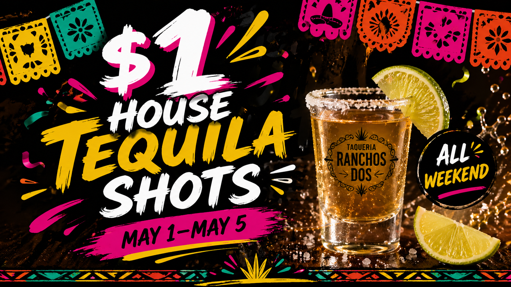 $1 Tequila Shots Cinco de Mayo Buffalo, NY
