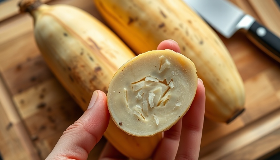 Whole and cut batatas showcasing Dominican cuisine ingredients.