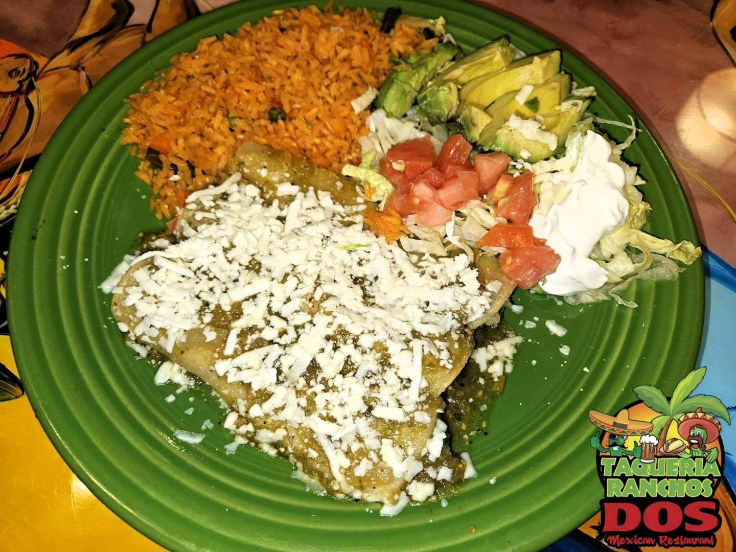 enchiladas de papas at taqueria ranchos dos buffalo ny