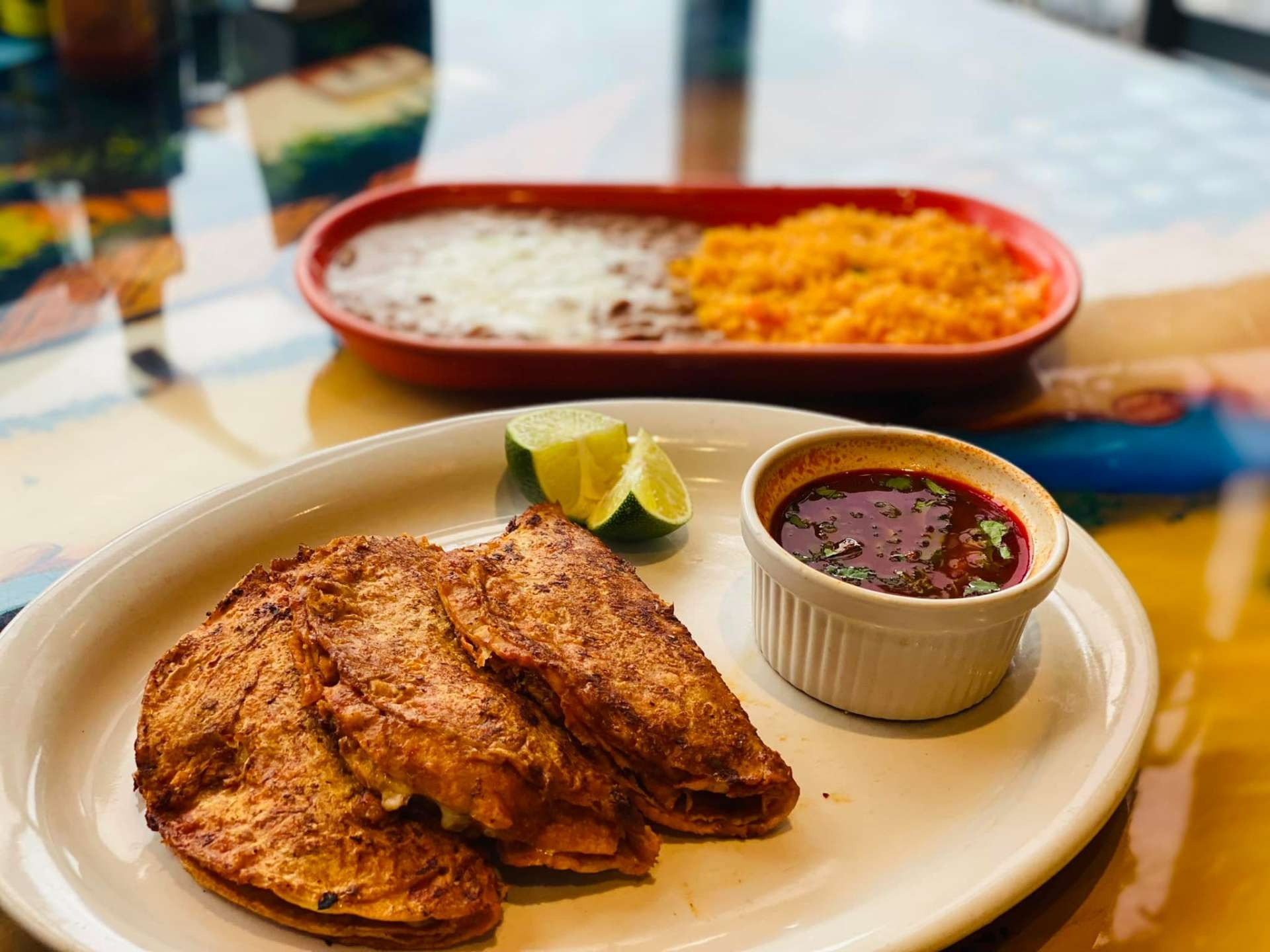 birria tacos at taqueria ranchos dos in allentown mexican restaurant in buffalo new york