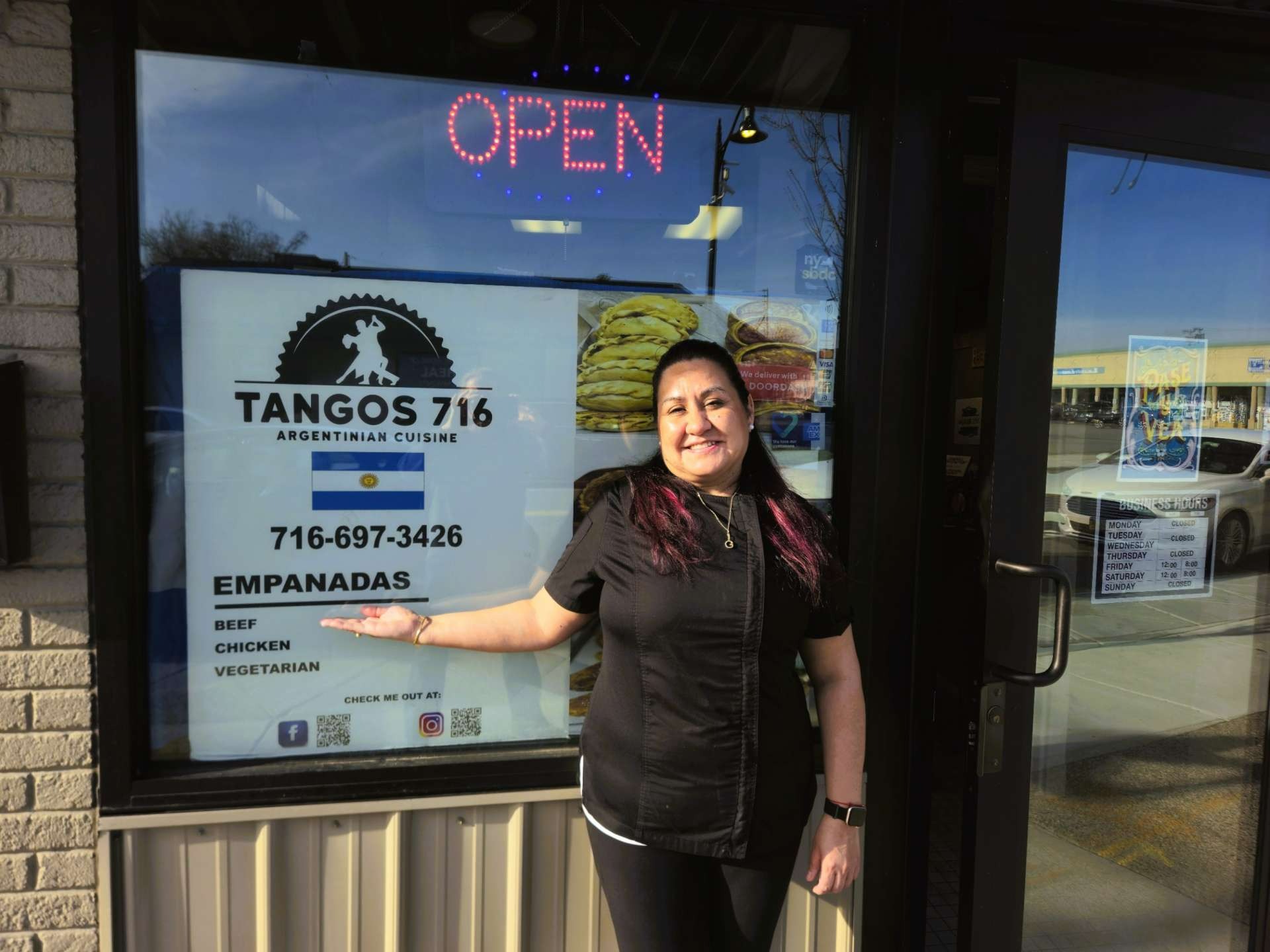 gabriela ozan at tangos716 argentinian cuisine in buffalo new york
