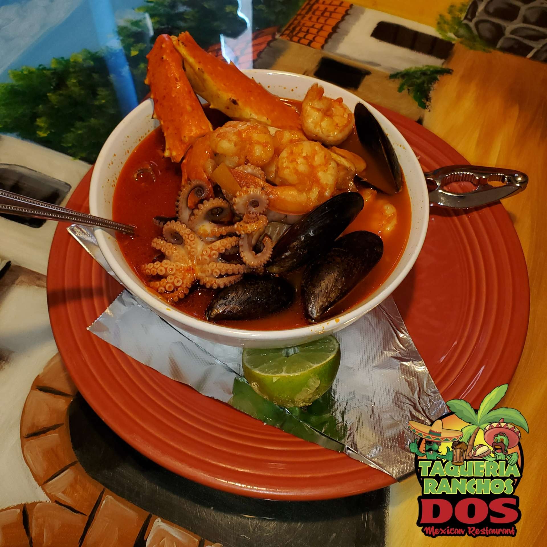 sopa de siete mares at taqueria ranchos dos in buffalo new york