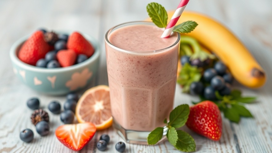 Healthy smoothie for kids