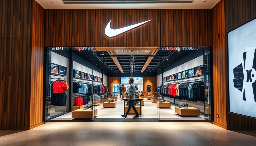 Modern Nike store entrance showcasing turnaround strategy