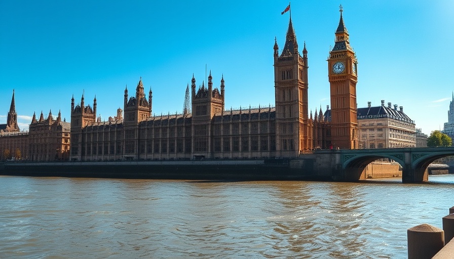 British Parliament and Big Ben under bright sky, Homeowners delaying sales ahead of November Budget.