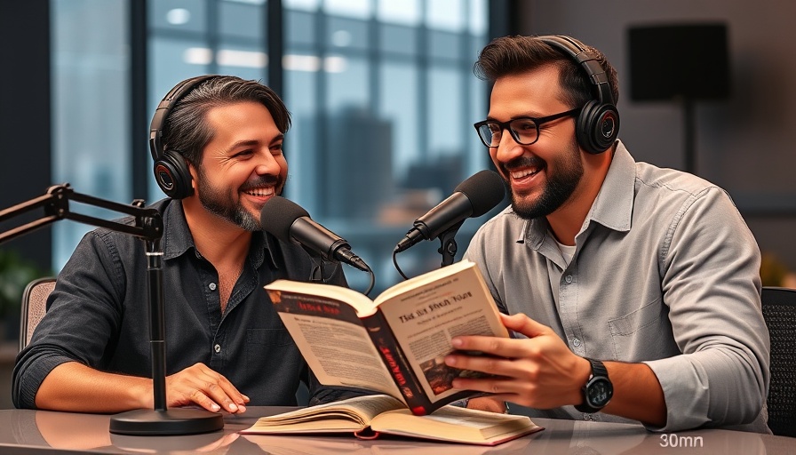Discussing 'The Wealth Habit' in a podcast setting.