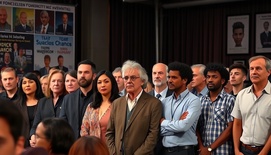 Group in press conference discussing hostage release negotiations