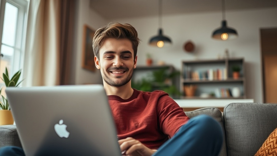 Student researching rental costs 2025 in UK college town.