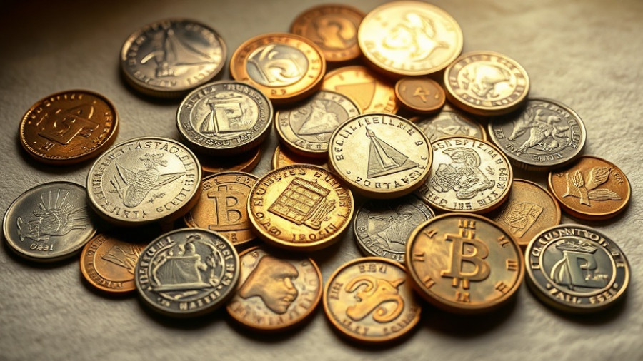 A collection of vintage coins for sale, showcasing amazing quality.