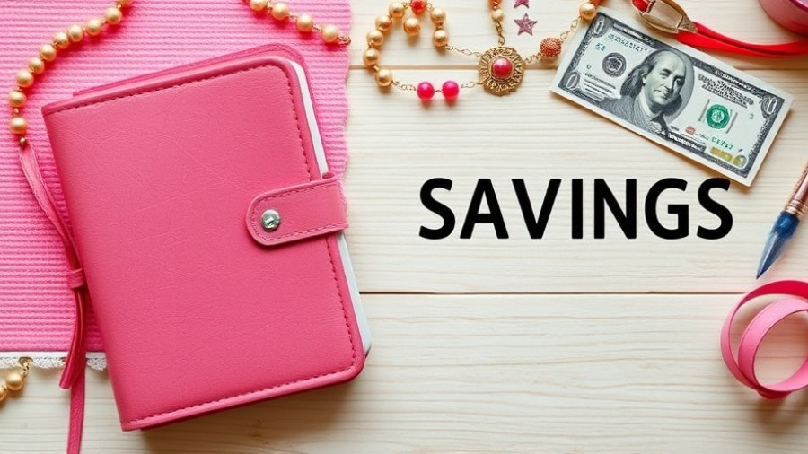 Savings challenges setup with planner and cash.