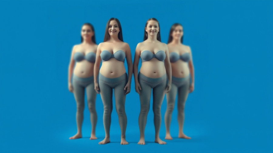 Surreal image of blurred twins in blue background, gene-edited babies.