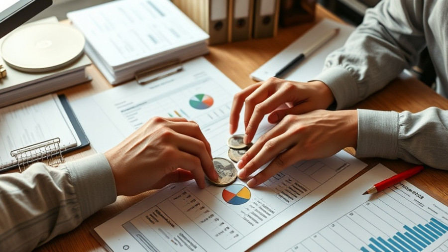 Reallocating funds into sinking funds with an organized desk setup.