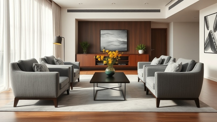 Stylish family home makeover with modern living room design.