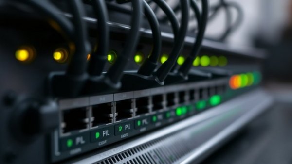 Close-up of router with network cables connected indicating slow internet issue.