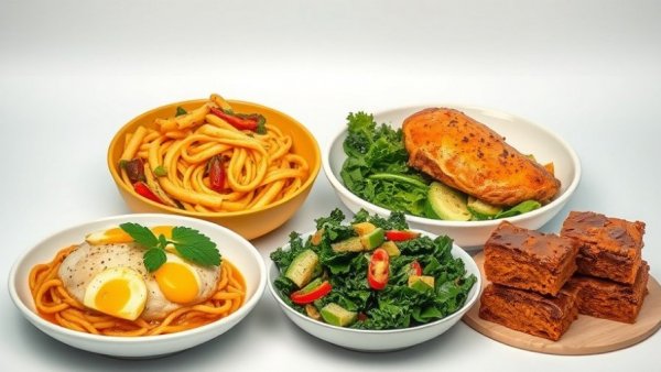 Weekly meal plan for immune health showcasing colorful dishes.