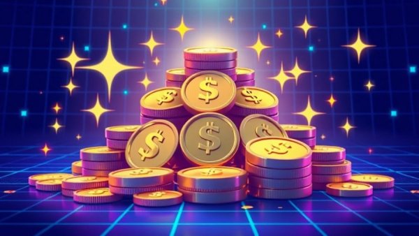 AI Spending and Job Loss depicted with gold coins and stars.