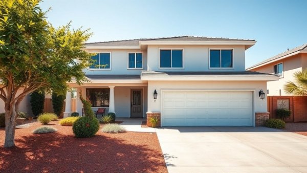 Exterior of popular homes in East Central Scotland, modern design, spacious.