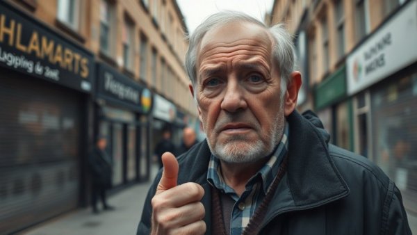 Impact of UK unemployment on first-time buyers, concerned presenter.