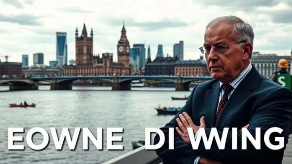 UK economy impact on housing market depicted with London skyline and expert.