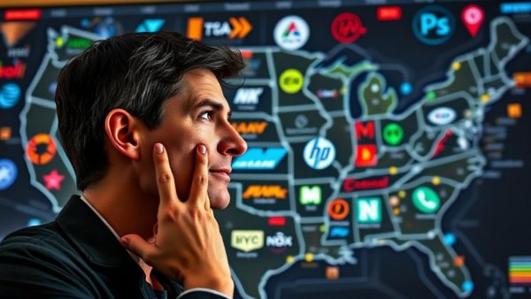 Person contemplating tech-driven stock market concentration.