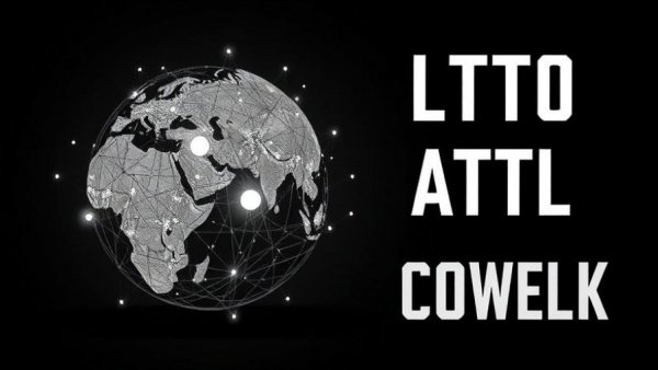 Stylized digital globe with data points and text on AI.