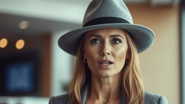 Iran BLACKMAILING British MPs: Woman in grey hat speaking.