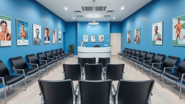 Modern dental clinic reception area for Dental Hygiene Services for Families.