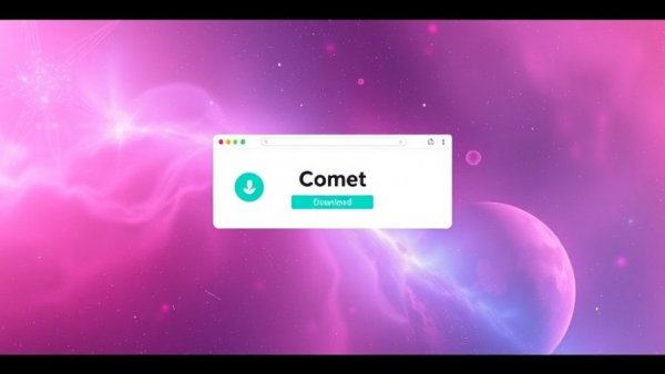 AI browsers for church leaders: sleek Comet browser interface with vibrant background.