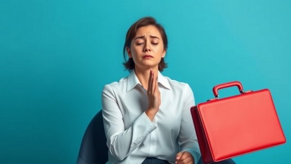 Tax Rises Impact on UK Small Business Owners: Concerned entrepreneur with closed eyes.