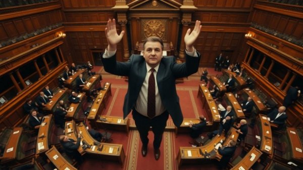 Controversial moment captured in Australian Parliament chamber.