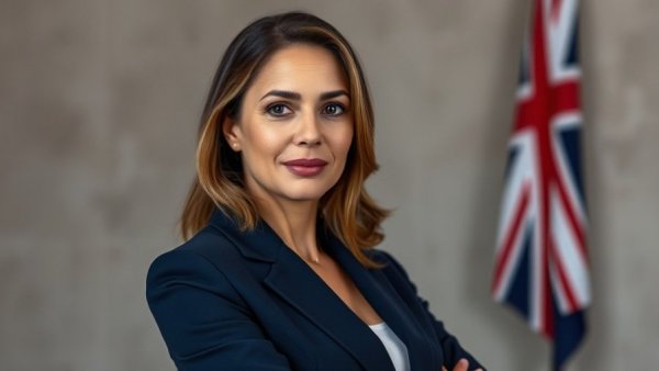 Rachel Reeves property market reforms leader with UK flag backdrop.