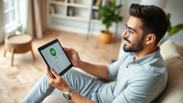 Future Homes Standard UK concept with energy efficiency app.