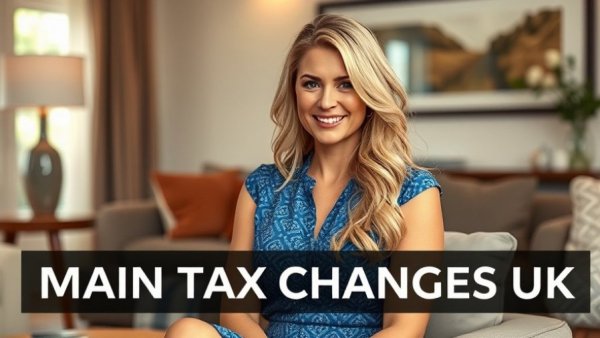 UK budget changes impact on finances discussed by blonde woman.