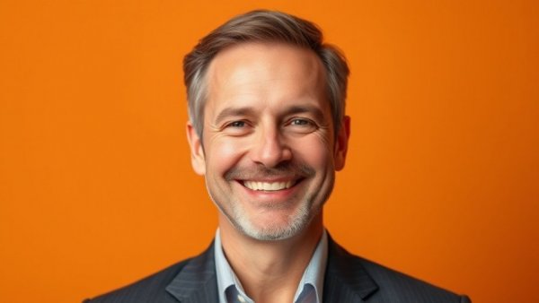 Professional headshot of middle-aged man in a suit.